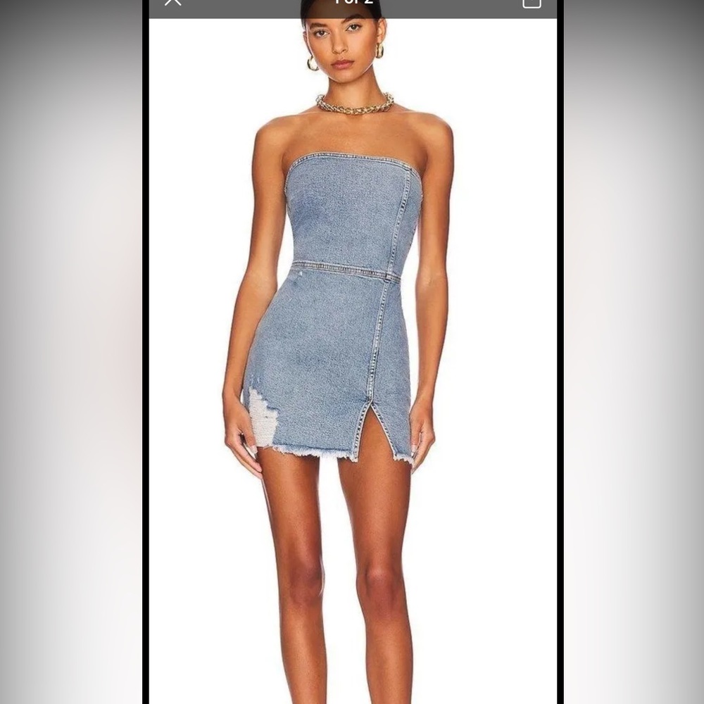 Revolve denim dress